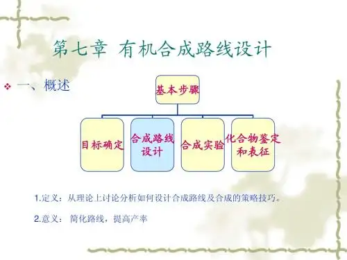 合成化学第七章