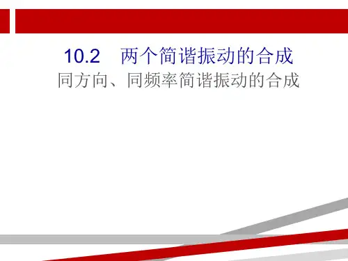 两个简谐振动的合成.ppt