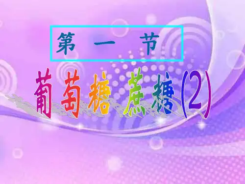 蔗糖PPT教学课件