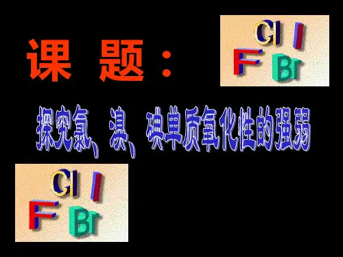 沪科版高一化学必修一2.3.3怎样检验Cl-、Br-、I-课件(共18张PPT)