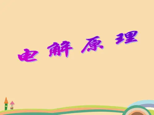 高一化学电解原理PPT优秀课件