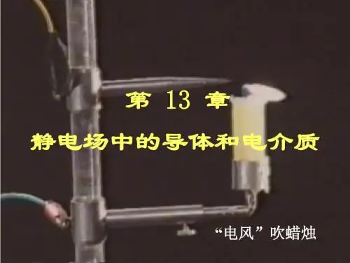 大学物理13 静电场中的导体和电介质