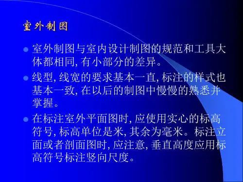 园林景观制图培训资料PPT(共 60张)