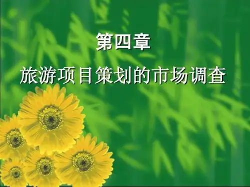 杨振之_《旅游项目策划》课件第四章