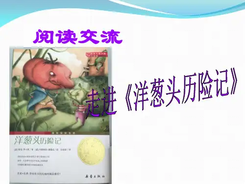 洋葱头历险记读书交流会ppt
