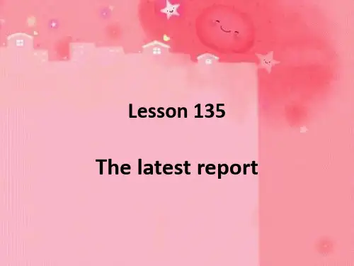 新概念英语NCE1_lesson135-136课件