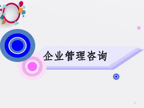 企业管理咨询PPT