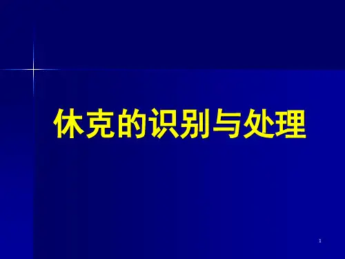 内科学休克ppt课件
