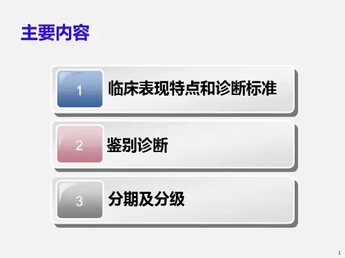哮喘的诊断和分级-