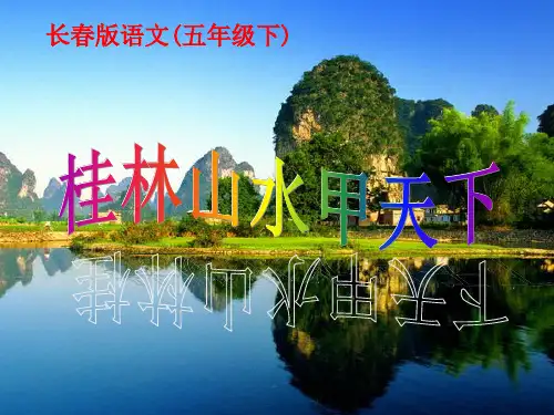 桂林山水甲天下PPT课件