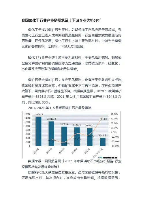 我国磷化工行业产业链现状及上下游企业优势分析