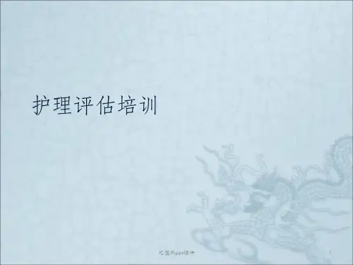 住院病人风险评估ppt课件