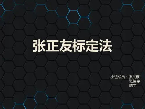 张正友标定法