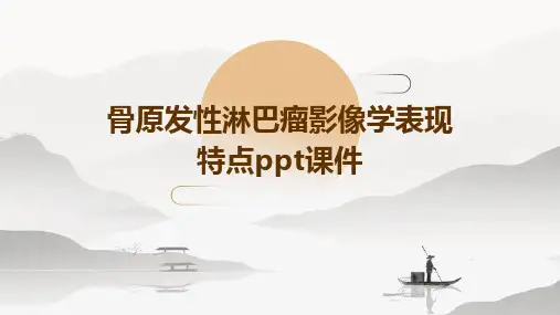 骨原发性淋巴瘤影像学表现特点PPT课件