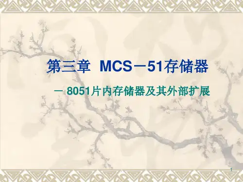 单片机存储器PPT课件