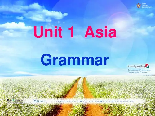 译林英语牛津版9B Unit1 Grammar 课件