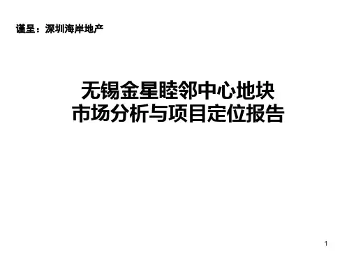 某中心地块市场分析与项目定位报告(PPT 50页)