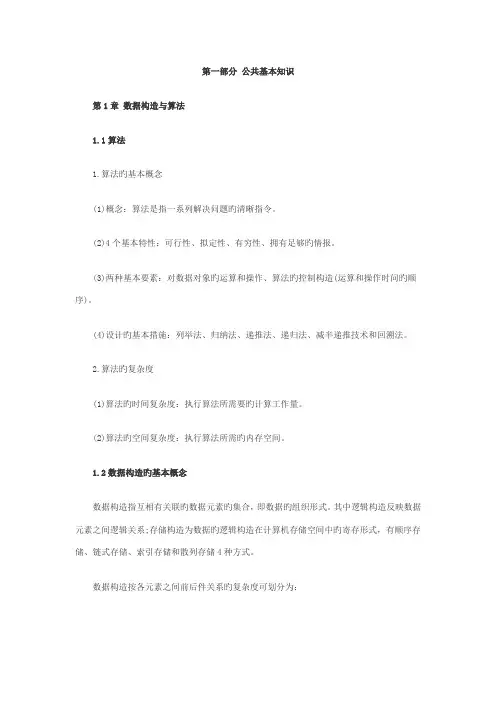 2022年计算机等级考试二级MSOffice基础知识资料