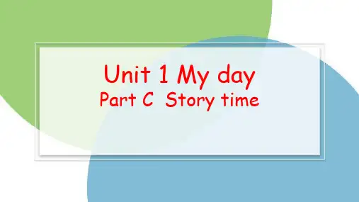 Unit1MydayCstorytime(课件)-人教PEP版英语五年级下册(1)
