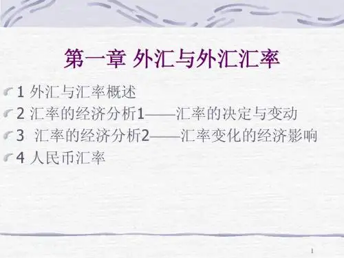 第一章外汇与汇率.ppt - 第一章外汇与外汇汇率