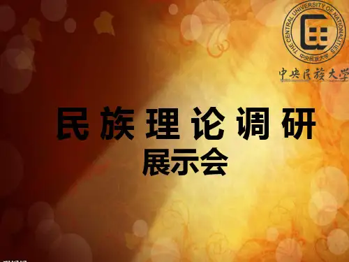 民族理论展示PPT