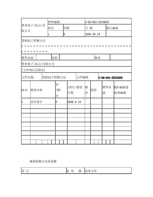 61电动起子校验方法