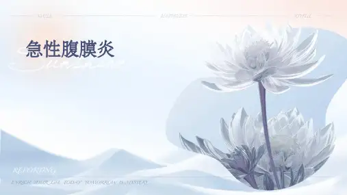 《急性腹膜炎》课件