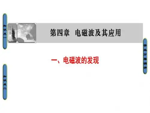 高中物理(人教版选修1-1)课件：第4章 第1节 电磁波的发现