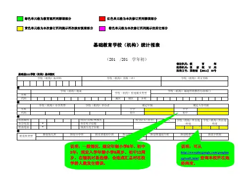 2016新编基础基111学校（机构）基本情况