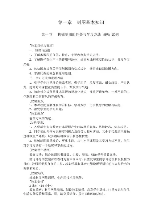 汽车机械识图基础知识