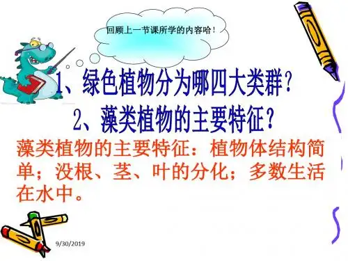 鲁科版生物六年级下册3.1.2《苔藓和蕨类植物》课件2 (共49张PPT)