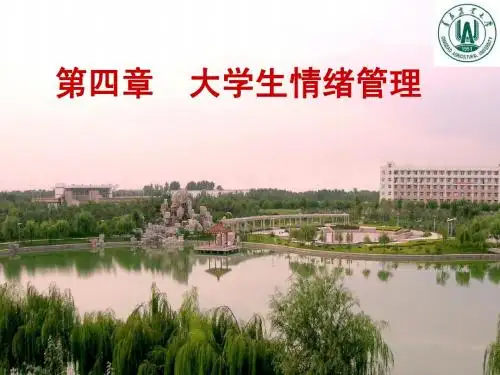 第四章  大学生情绪管理