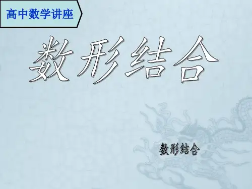 高三数学《数形结合》专题讲座课件