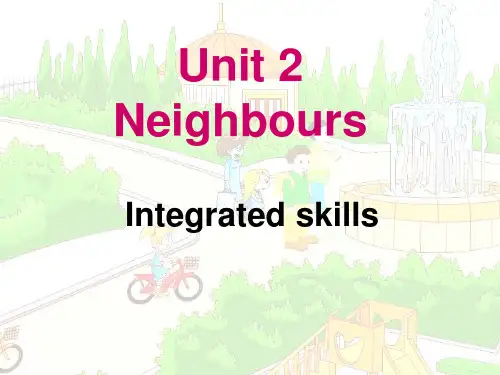 译林版英语七年级下unit2Integratedskillsmaintask