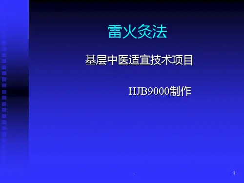 雷火灸幻灯片PPT课件
