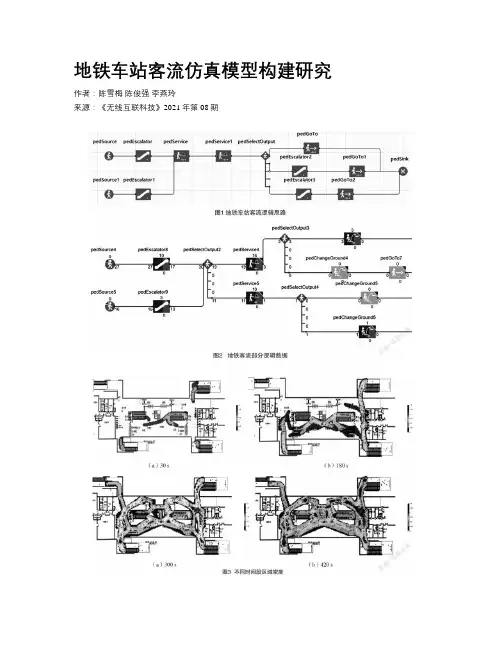 地铁车站客流仿真模型构建研究