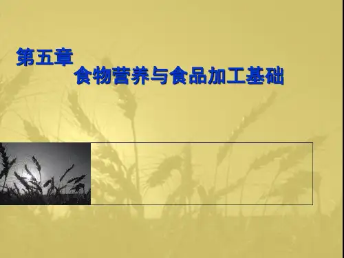 公共营养师课程(二十四)食品营养与食品加工