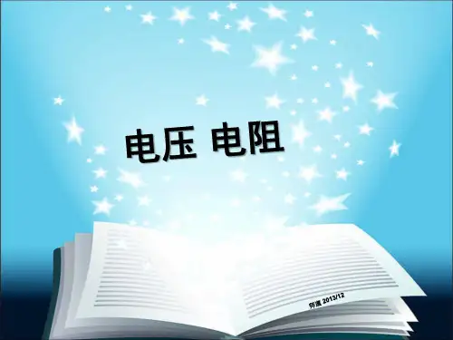 九年级物理复习课件《电压 电阻》——道
