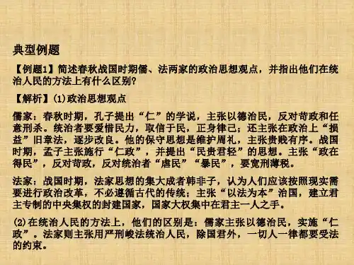 高三历史春秋战国时期的文化1(PPT)3-3