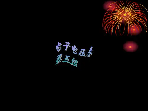 测量-电子电压表
