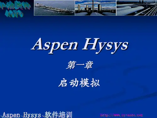 Hysys培训模拟基础