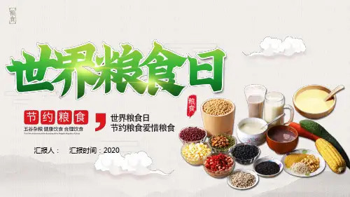 世界粮食日PPT课件