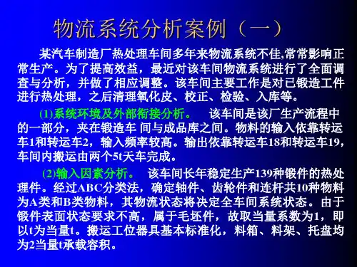 物料搬运系统的案例分析-精选文档