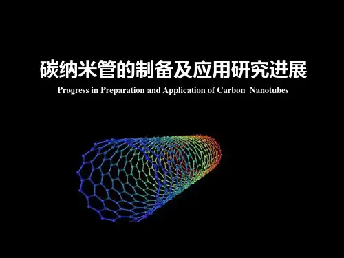 碳纳米管的制备与应用