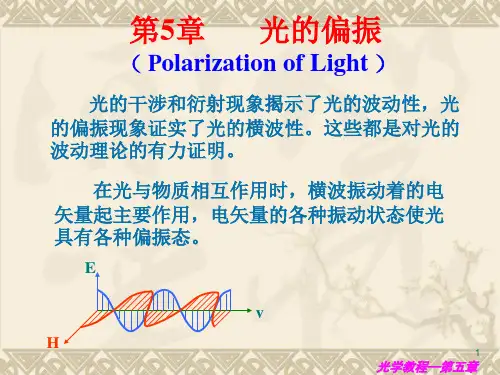 第五章光的偏振自然光与偏振光