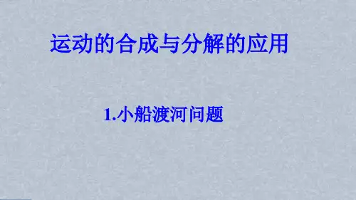 运动合成与分解的应用-牵连速度问题总结