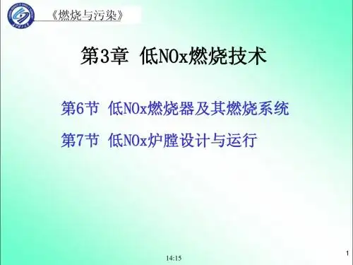 第3章 低NOx燃烧技术2 (张巍)