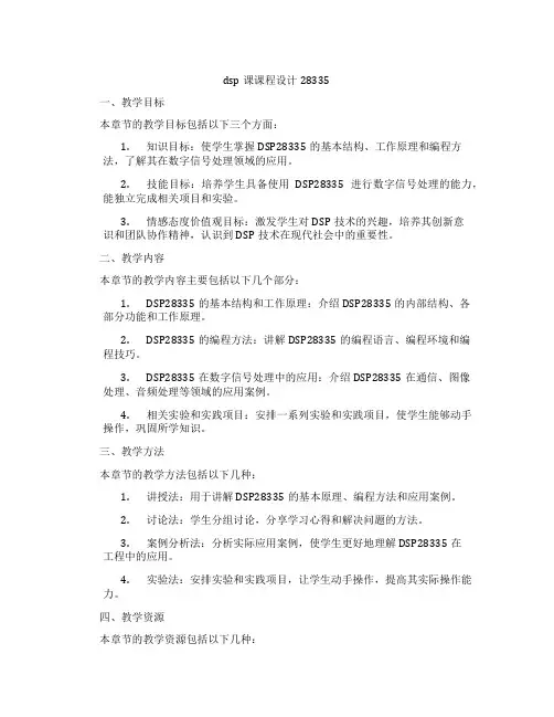 dsp课课程设计28335