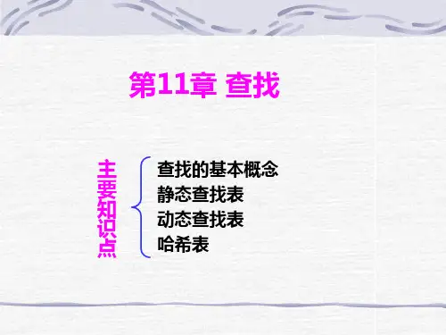 《数据结构C语言版》----第11章