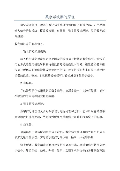 数字示波器的原理